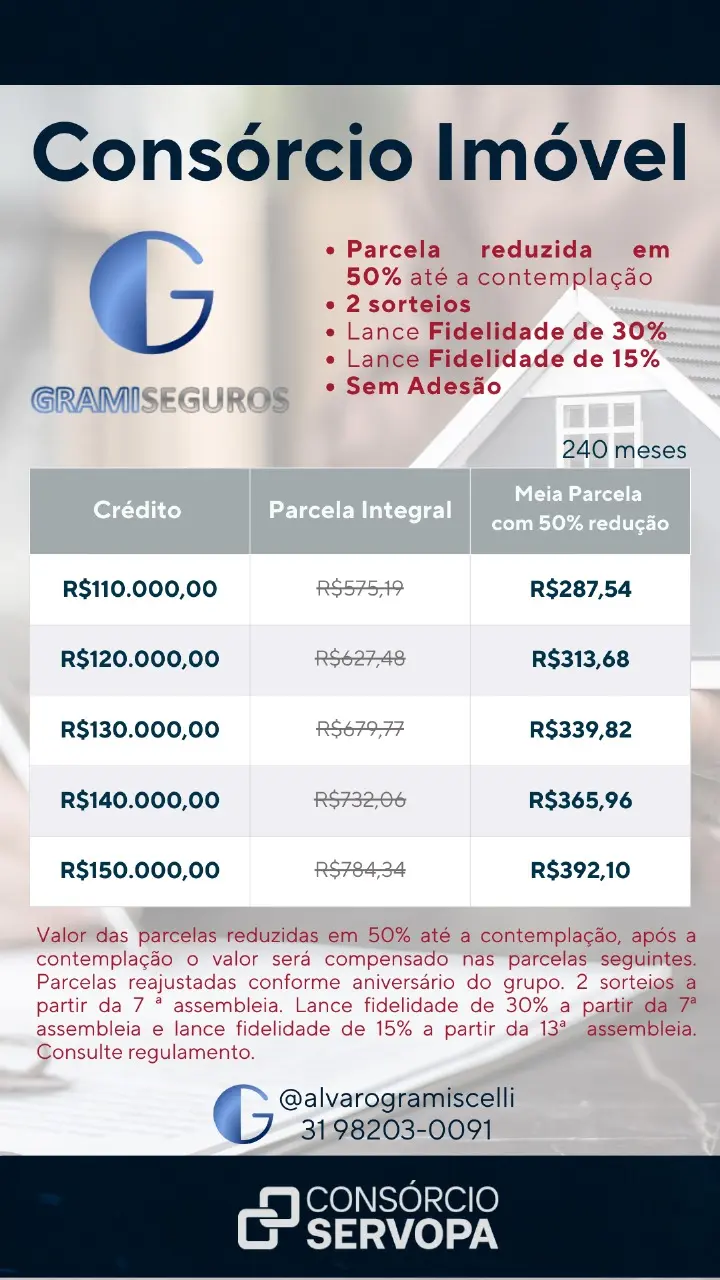 Consórcio de Imóvel